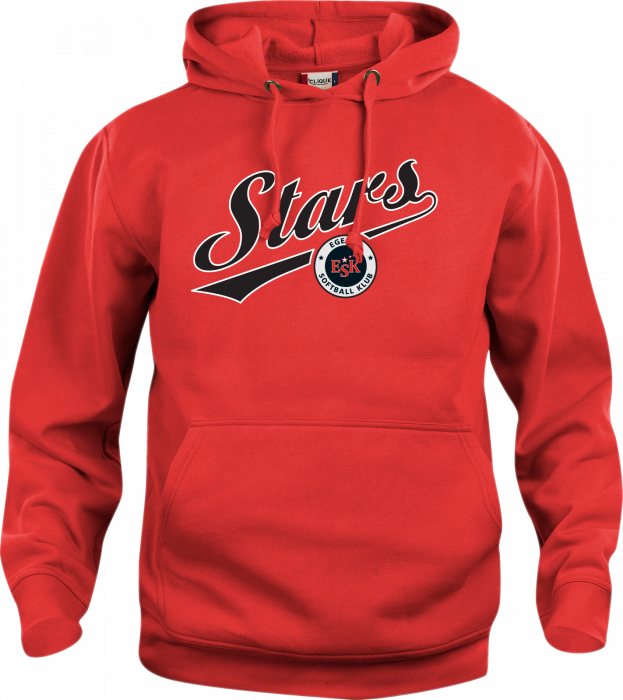 Clique - Esk Stars Hoodie 1 - Red