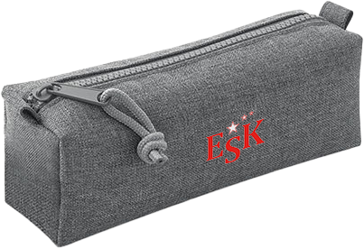 Quadra/Bagbase - Esk Pencil Case - Grey Marl