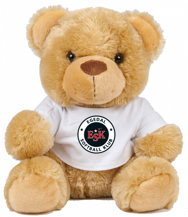 Sportyfied - Esk Mascot Teddy In Tshirt - Lysebrun